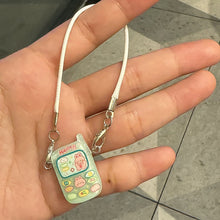 Load image into Gallery viewer, Dollhouse Mini Pendant Model Cartoon Cute Little Mini Mobile Phone Ornament Cartoon Pendant Sweet Couple Best Friend Gift