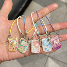 Load image into Gallery viewer, Dollhouse Mini Pendant Model Cartoon Cute Little Mini Mobile Phone Ornament Cartoon Pendant Sweet Couple Best Friend Gift