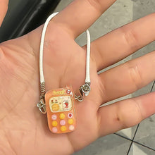 Load image into Gallery viewer, Dollhouse Mini Pendant Model Cartoon Cute Little Mini Mobile Phone Ornament Cartoon Pendant Sweet Couple Best Friend Gift
