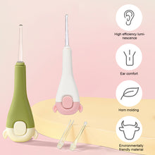 Load image into Gallery viewer, Plastic Ear Scoop with Luminous Ear Scoop Set Baby and Child Ear Hook Digging Tool with LED Light
