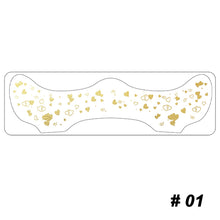 Load image into Gallery viewer, Flash Gold and Silver Christmas Freckle Tattoo Stickers Freckle Waterproof Sweat Proof European American Freckle Stickers Makeup Party Makeup