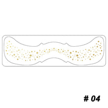 Load image into Gallery viewer, Flash Gold and Silver Christmas Freckle Tattoo Stickers Freckle Waterproof Sweat Proof European American Freckle Stickers Makeup Party Makeup
