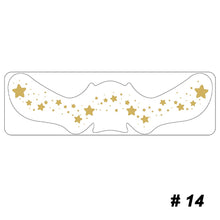 Load image into Gallery viewer, Flash Gold and Silver Christmas Freckle Tattoo Stickers Freckle Waterproof Sweat Proof European American Freckle Stickers Makeup Party Makeup