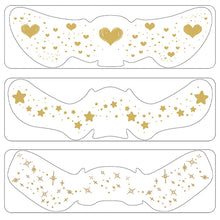 Load image into Gallery viewer, Flash Gold and Silver Christmas Freckle Tattoo Stickers Freckle Waterproof Sweat Proof European American Freckle Stickers Makeup Party Makeup