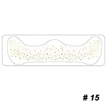 Load image into Gallery viewer, Flash Gold and Silver Christmas Freckle Tattoo Stickers Freckle Waterproof Sweat Proof European American Freckle Stickers Makeup Party Makeup