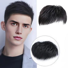 Load image into Gallery viewer, Wig Men's Head Replacement Block Inch Head Mediterranean Bald Hair Covering White Hair Natural Breathability Top Replacement