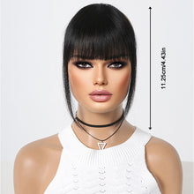 Load image into Gallery viewer, Creative BB Clip Air Bangs Real French Fake Bangs with No Trace Light Thin Hairstyles Cover White Hair Wig Pieces