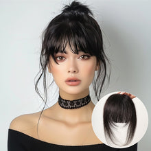 Load image into Gallery viewer, Creative BB Clip Air Bangs Real French Fake Bangs with No Trace Light Thin Hairstyles Cover White Hair Wig Pieces