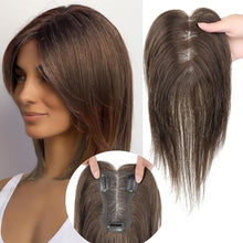 Load image into Gallery viewer, Eight Character Bangs Long Curly Hair Synthetic Wig Women Natural Breathable Woven Synthetic Fiber Replacement Block Wig Piece