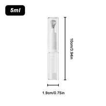 Load image into Gallery viewer, 5/10ml Empty Cosmetic Container Cosmetic Bottle For Eye Cream Massage Airless Refillable Ice Cream Container with Metal Tip Head