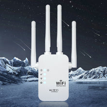 Load image into Gallery viewer, 2.4G WiFi Repeater 300Mbps 1200Mbps Dual-Band Repetidor of Signal Booster WIFI Amplificador Range Repeater Wireless Point AP Router