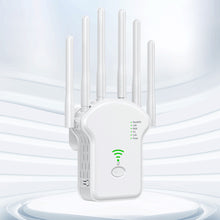 Load image into Gallery viewer, 300Mbps 1200Mbps with High 6 Antenna WiFi Repeater Wireless Router Network Amplifier Repeater Signal Cover Extender Range Signal WiFi Booster