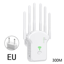 Load image into Gallery viewer, 300Mbps 1200Mbps with High 6 Antenna WiFi Repeater Wireless Router Network Amplifier Repeater Signal Cover Extender Range Signal WiFi Booster