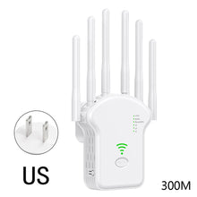 Load image into Gallery viewer, 300Mbps 1200Mbps with High 6 Antenna WiFi Repeater Wireless Router Network Amplifier Repeater Signal Cover Extender Range Signal WiFi Booster