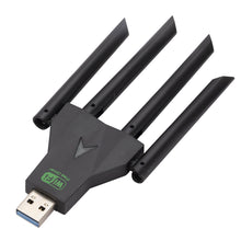 Load image into Gallery viewer, Driver Free 1300Mbps USB WiFi Adapter 2.4G/5Ghz Dual Band Wi-Fi 4 Antenna Wireless Receiver For PC/Laptop