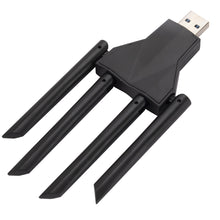 Load image into Gallery viewer, Driver Free 1300Mbps USB WiFi Adapter 2.4G/5Ghz Dual Band Wi-Fi 4 Antenna Wireless Receiver For PC/Laptop