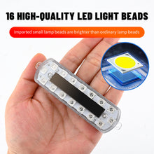 Load image into Gallery viewer, Solar Power 16 LED Mortorcycle Car Warning Flashing Light Night Ride Tail Light Anti-rear Strobe Light for Motorcycle Electric Vehicle Bicycle