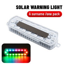 Load image into Gallery viewer, Solar Power 16 LED Mortorcycle Car Warning Flashing Light Night Ride Tail Light Anti-rear Strobe Light for Motorcycle Electric Vehicle Bicycle