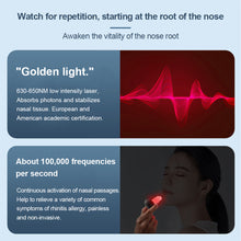Load image into Gallery viewer, Intelligent Infrared Rhinitis Device Compact Portable Non-irritating Allergic Chronic Rhinitis Instrument Rechargeable Nasal Comforter