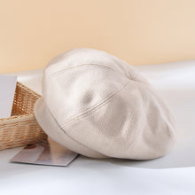 Load image into Gallery viewer, Retro Plaid Beret Fashionable Versatile Autumn Winter Delicate Soft Comfortable Breathable Beret Octagonal Hat for Women