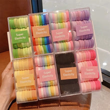 Load image into Gallery viewer, 32pcs/set Colourful Hair Ties Simple Durable Hair Band Highly Elastic Rubber Band Hair Rope Headwear Hair Accessories for Children