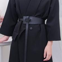 Load image into Gallery viewer, Irregular Buckle Knot Waistband Simple Stylish Adjustable Artificial Leather Belt Coat Dress Waist Decoration Belt for Women