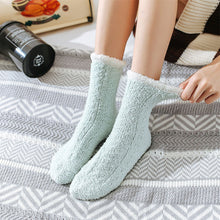 Load image into Gallery viewer, Comfortable Cold Resistant Coral Fleece Socks Women's Mid-tube Socks Autumn Winter Fleece Thick Warm Socks Plush Floor Socks