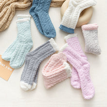 Load image into Gallery viewer, Comfortable Cold Resistant Coral Fleece Socks Women's Mid-tube Socks Autumn Winter Fleece Thick Warm Socks Plush Floor Socks