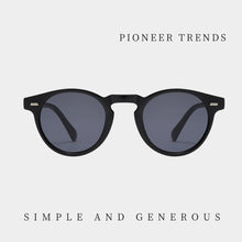 Load image into Gallery viewer, Fashionable Versatile Round Frame Sunglasses Unpolarized UV Protection Comfortable Durable Outdoor Sunglasses for Women Men