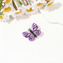 Load image into Gallery viewer, Gradient Colored Butterfly Hair Clip Mini Lovely Bangs Hairpin Hair Claw Clip Versatile Fashionable Headwear Hair Accessories