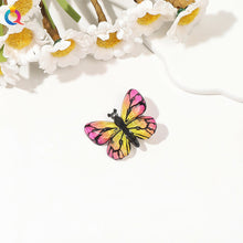 Load image into Gallery viewer, Gradient Colored Butterfly Hair Clip Mini Lovely Bangs Hairpin Hair Claw Clip Versatile Fashionable Headwear Hair Accessories