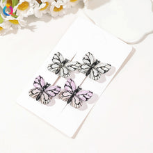 Load image into Gallery viewer, Gradient Colored Butterfly Hair Clip Mini Lovely Bangs Hairpin Hair Claw Clip Versatile Fashionable Headwear Hair Accessories