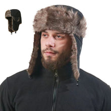 Load image into Gallery viewer, Unisex Winter Waterproof Cold Resistant Warm Hat Fleece-lined Thickened Windproof Ear Protection Hat for Outdoor Activities