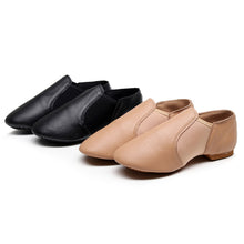 Load image into Gallery viewer, Leather Elastic Jazz Dance Shoes Soft Comfortable Breathable Dance Shoes Solid Color Soft Soled Dance Shoes for Women