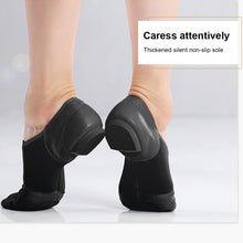 Load image into Gallery viewer, Leather Elastic Jazz Dance Shoes Soft Comfortable Breathable Dance Shoes Solid Color Soft Soled Dance Shoes for Women