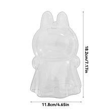 Load image into Gallery viewer, Milan Skirt Protective Acrylic Storage Case For Plush Dolls Display Bag for Labubu No Doll Transparent Portable Cable Organizer Box Storage Case