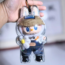 Load image into Gallery viewer, For Labubu Fall in Wild Transparent Protective Case Storage Case For Plush Dolls Display Bag No Doll Portable Cable Organizer Box