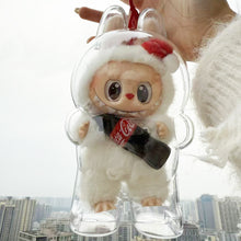 Load image into Gallery viewer, For Labubu Fall in Wild Transparent Protective Case Storage Case For Plush Dolls Display Bag No Doll Portable Cable Organizer Box