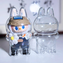 Load image into Gallery viewer, For Labubu Fall in Wild Transparent Protective Case Storage Case For Plush Dolls Display Bag No Doll Portable Cable Organizer Box