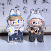 Load image into Gallery viewer, For Labubu Fall in Wild Transparent Protective Case Storage Case For Plush Dolls Display Bag No Doll Portable Cable Organizer Box