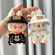 Load image into Gallery viewer, For Labubu V1 V2 Plush Doll Pendant Cartoon Jumpsuit Three Piece Set Cool Cute Outfit Accessories Labubu Clothes