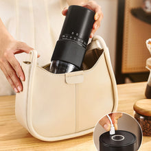 Load image into Gallery viewer, Portable Electric Coffee Bean Grinder Household 1000mAh 30 Gears Externally Adjustable Coffee Machine Rechargeable Grinders