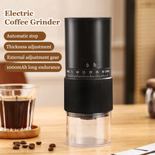 Load image into Gallery viewer, Portable Electric Coffee Bean Grinder Household 1000mAh 30 Gears Externally Adjustable Coffee Machine Rechargeable Grinders