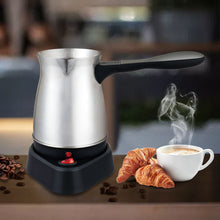 Load image into Gallery viewer, Portable Coffee Machine Electric Turkish Greek Coffee Maker Stainless Steel Machine Moka Pot Coffee Maker