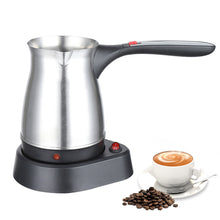 Load image into Gallery viewer, Portable Coffee Machine Electric Turkish Greek Coffee Maker Stainless Steel Machine Moka Pot Coffee Maker