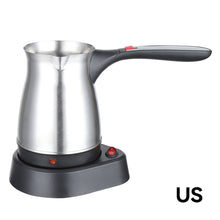 Load image into Gallery viewer, Portable Coffee Machine Electric Turkish Greek Coffee Maker Stainless Steel Machine Moka Pot Coffee Maker