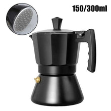Load image into Gallery viewer, Aluminum Moka Italian Mocha Pot Espresso Coffee Maker Induction Cooker Percolator Stove Top Pot Coffee Machine 3cup 6cup