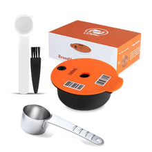 Load image into Gallery viewer, 60/180200/220ML Reusable Coffee Capsule Pods for BOSCH-s Machine Tassimo Refillable Filter Pod Silicone Lid Replacement