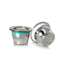Load image into Gallery viewer, Reusable Pods for Nespresso Reusable Stainless Steel Capsule Crema Espresso Coffee Filters Reusable Pods Coffee Accessories