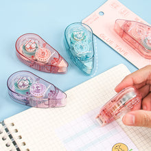 Load image into Gallery viewer, Transparent Dot Dispensing Double-sided Tape Replaceable Refills Handbook Dot Glue Stationery School Office Supplies
